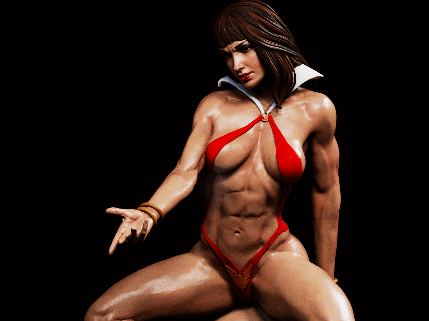Vampirella v2 - CA 3D Studios - Dark Forge Arts