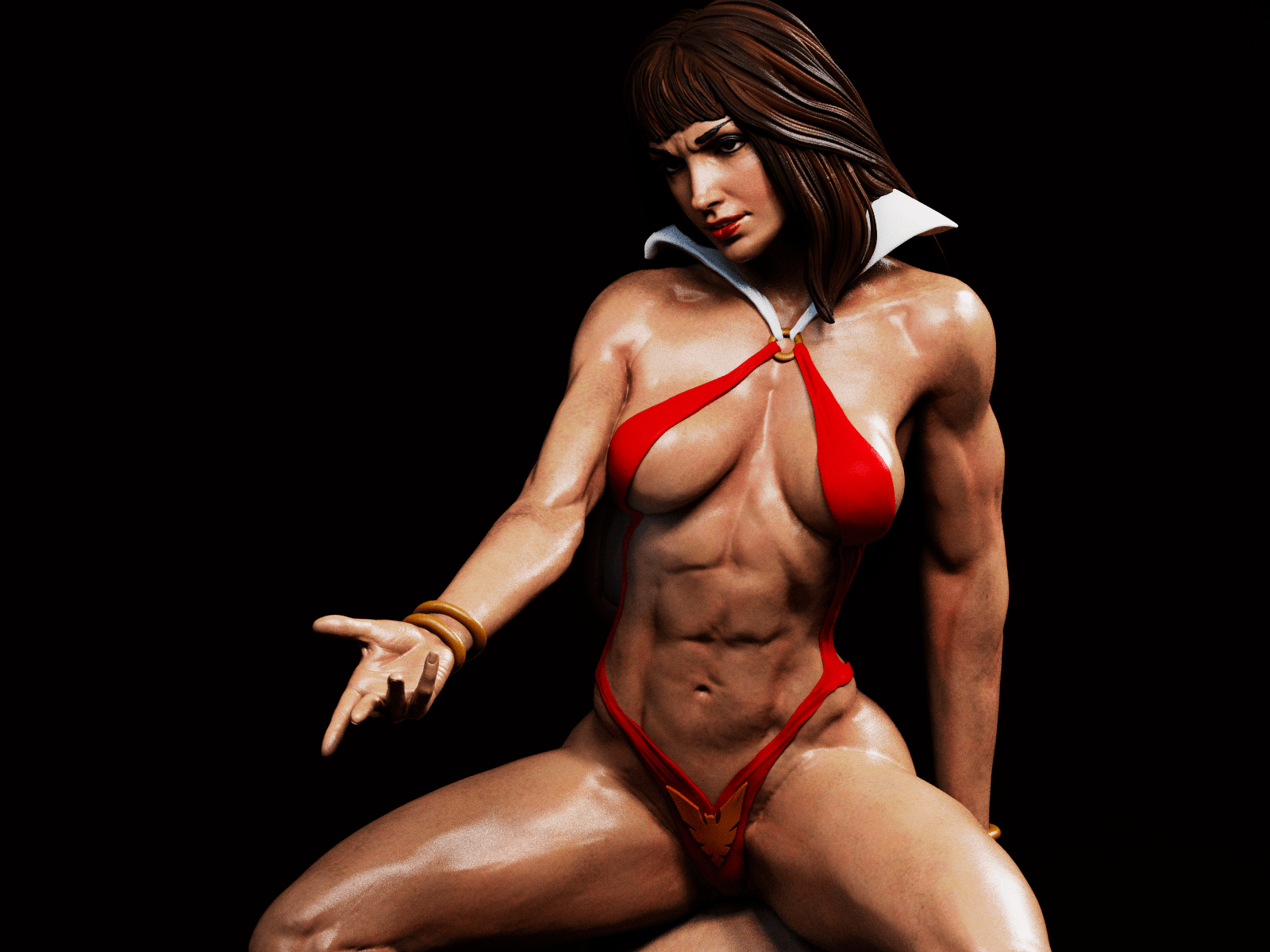 Vampirella v2 - CA 3D Studios - Dark Forge Arts
