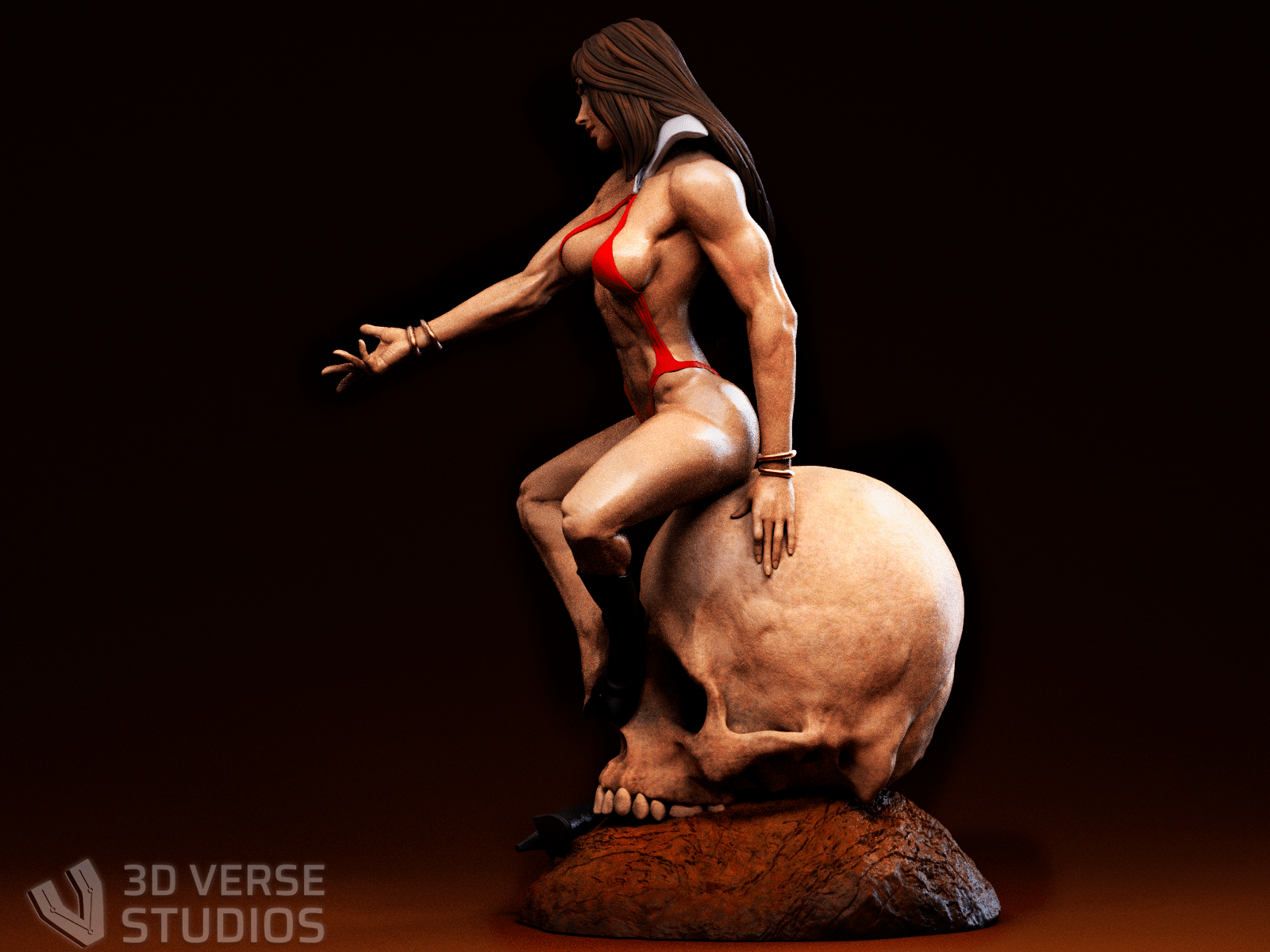 Vampirella v2 - CA 3D Studios - Dark Forge Arts