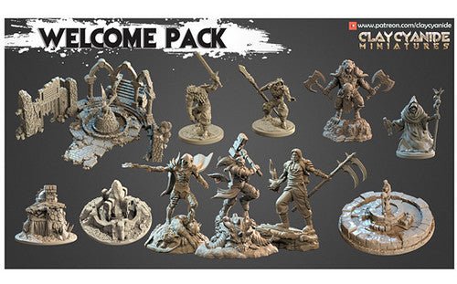 Welcome Pack Characters - ClayCyanide - Dark Forge Arts