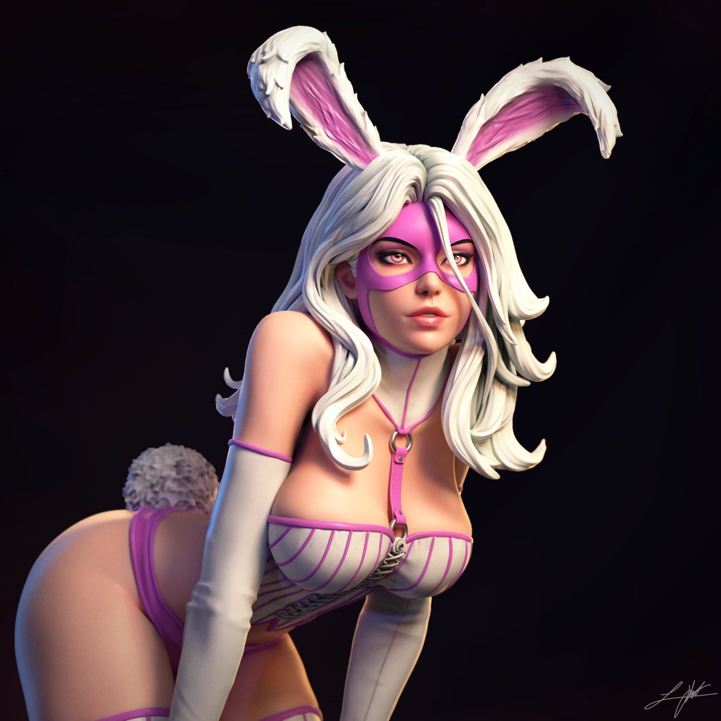 White Rabbit - Abe3D - Dark Forge Arts