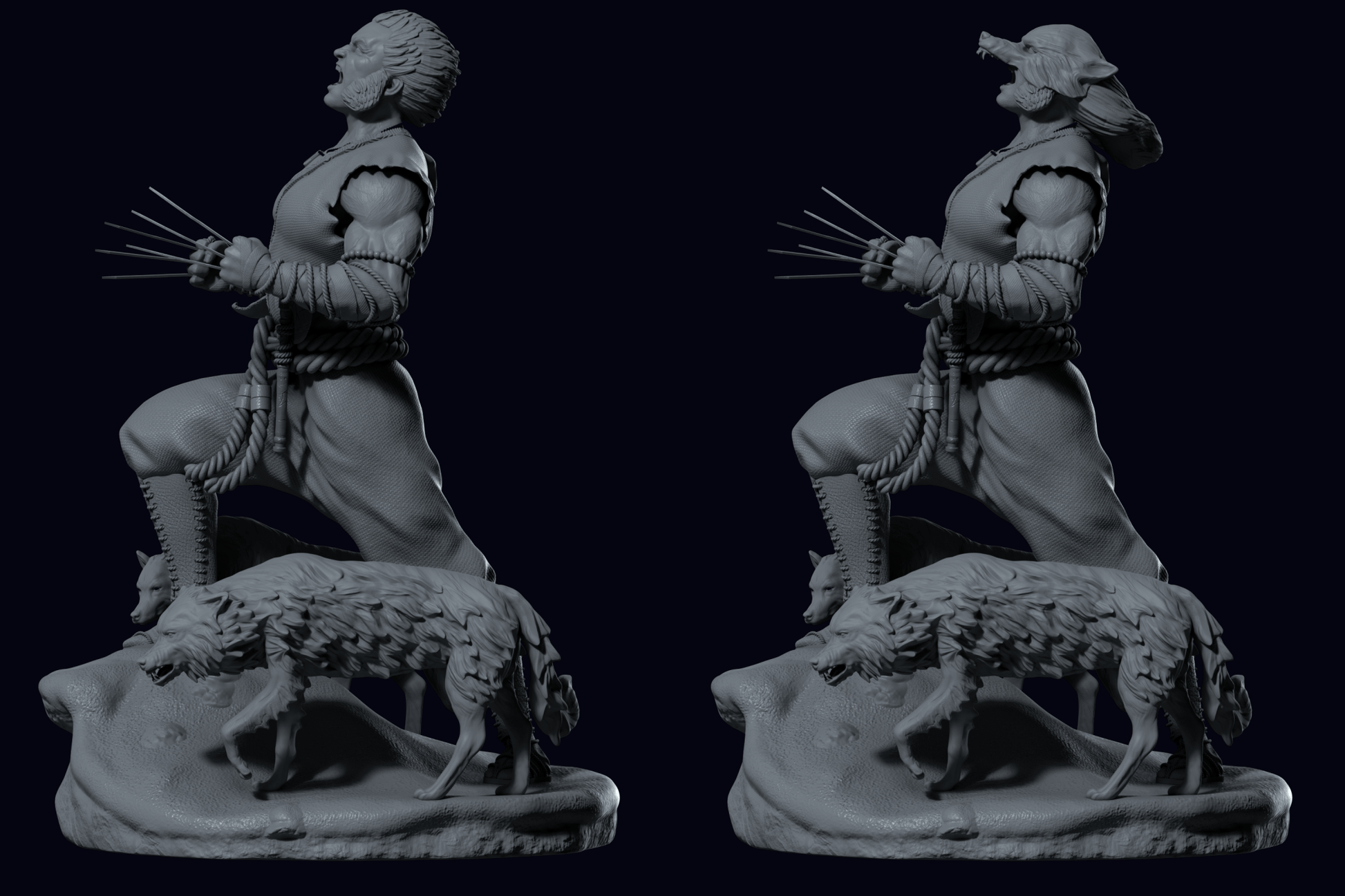 Wolverine - CA 3D Studios - Dark Forge Arts
