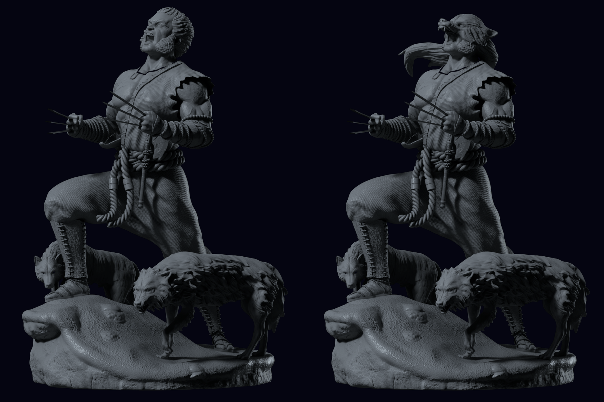 Wolverine - CA 3D Studios - Dark Forge Arts