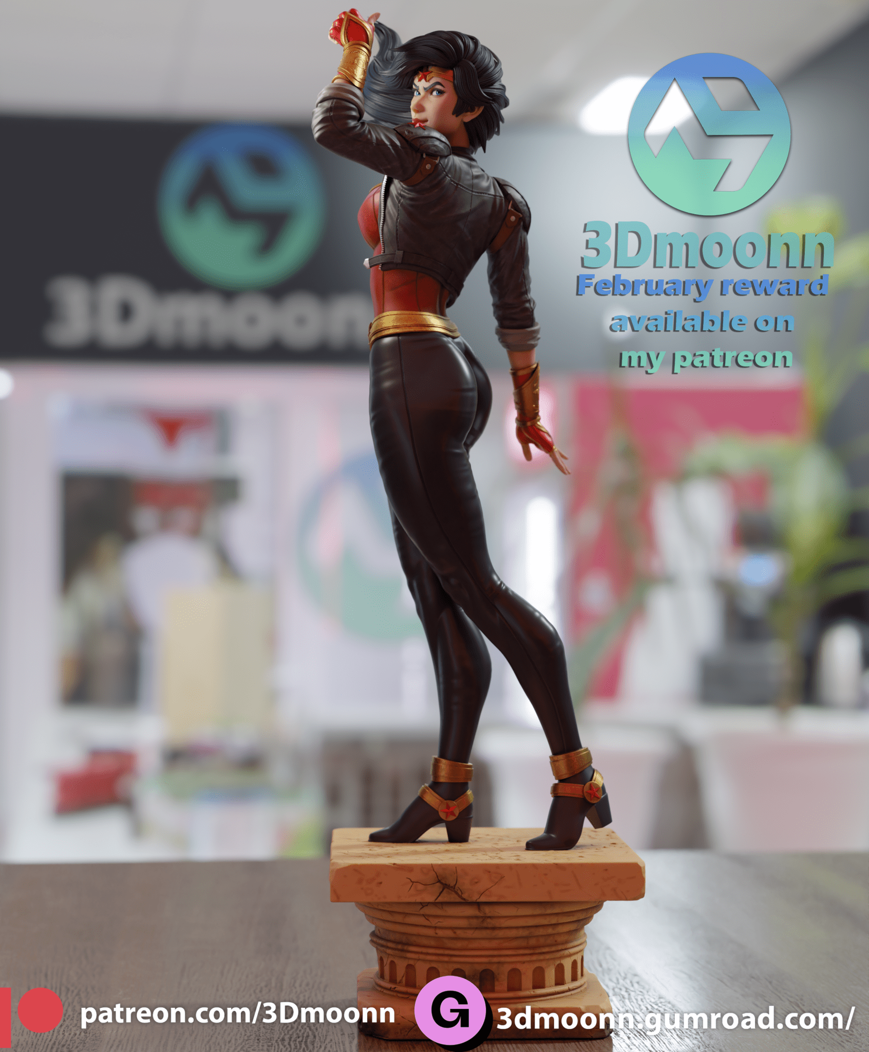 Wonder Woman - 3DMoonn - Dark Forge Arts