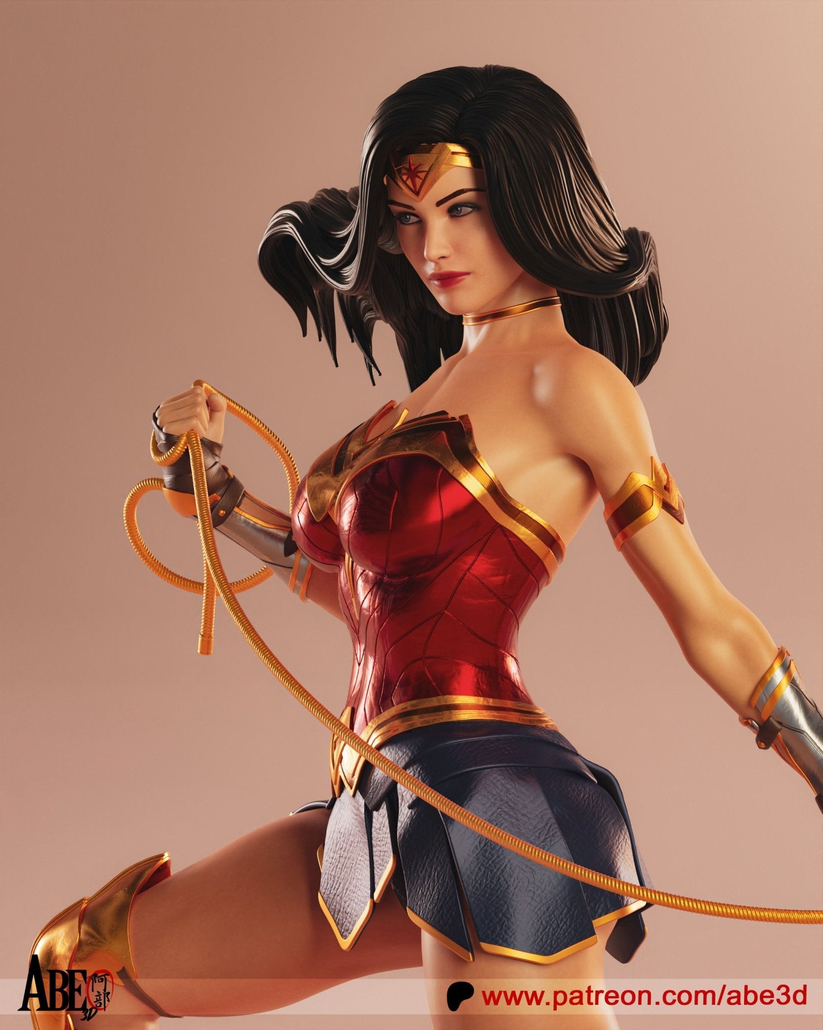 Wonderwoman - Abe3D - Dark Forge Arts