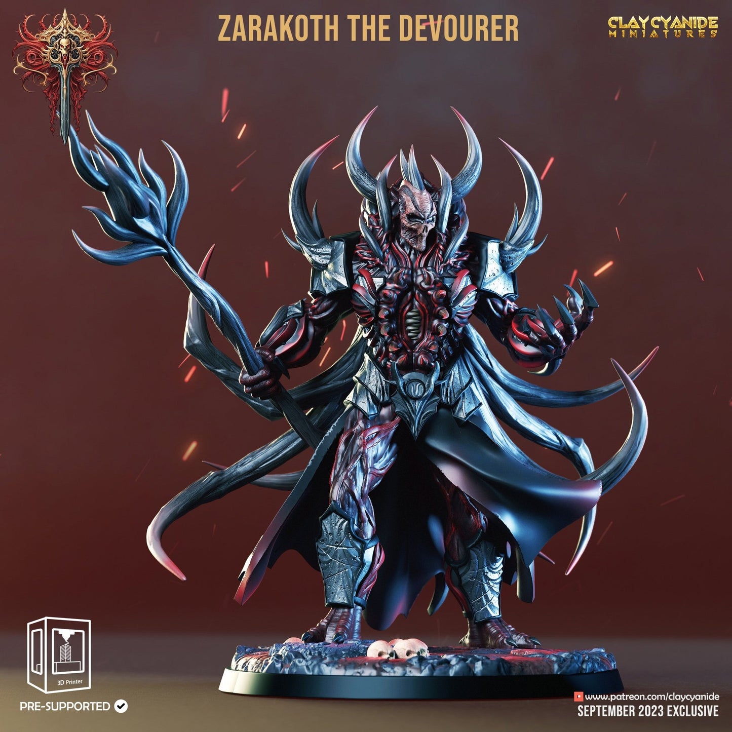 Wrath of Cernobog - ClayCyanide - Dark Forge Arts