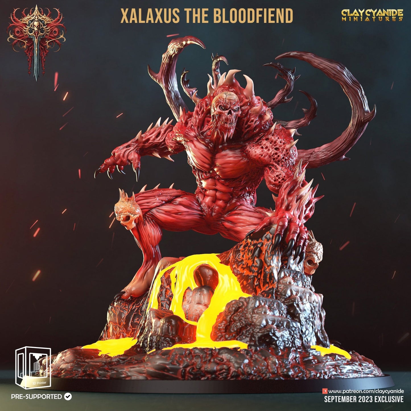 Wrath of Cernobog - ClayCyanide - Dark Forge Arts