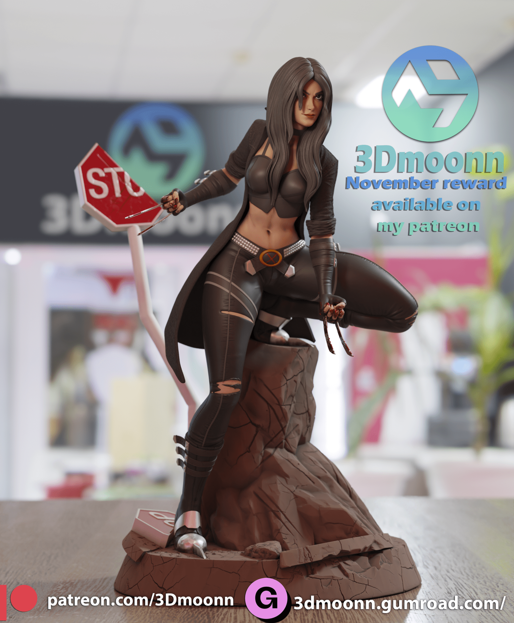 X - 23 - 3DMoonn - Dark Forge Arts