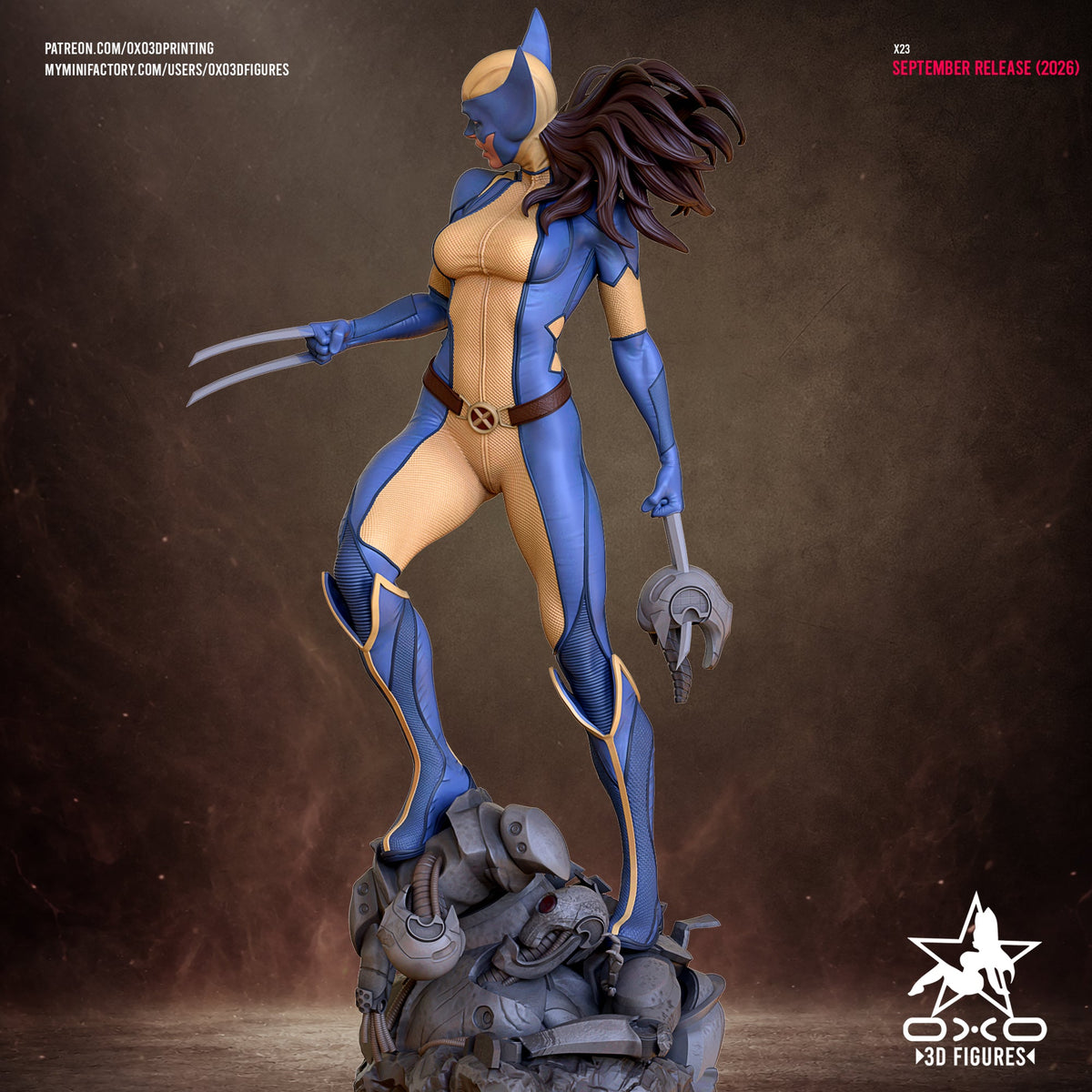 X23 Laura Kinney - OXO3D - Dark Forge Arts