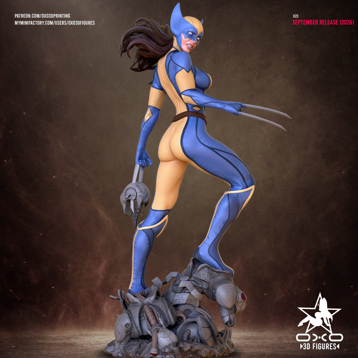 X23 Laura Kinney - OXO3D - Dark Forge Arts