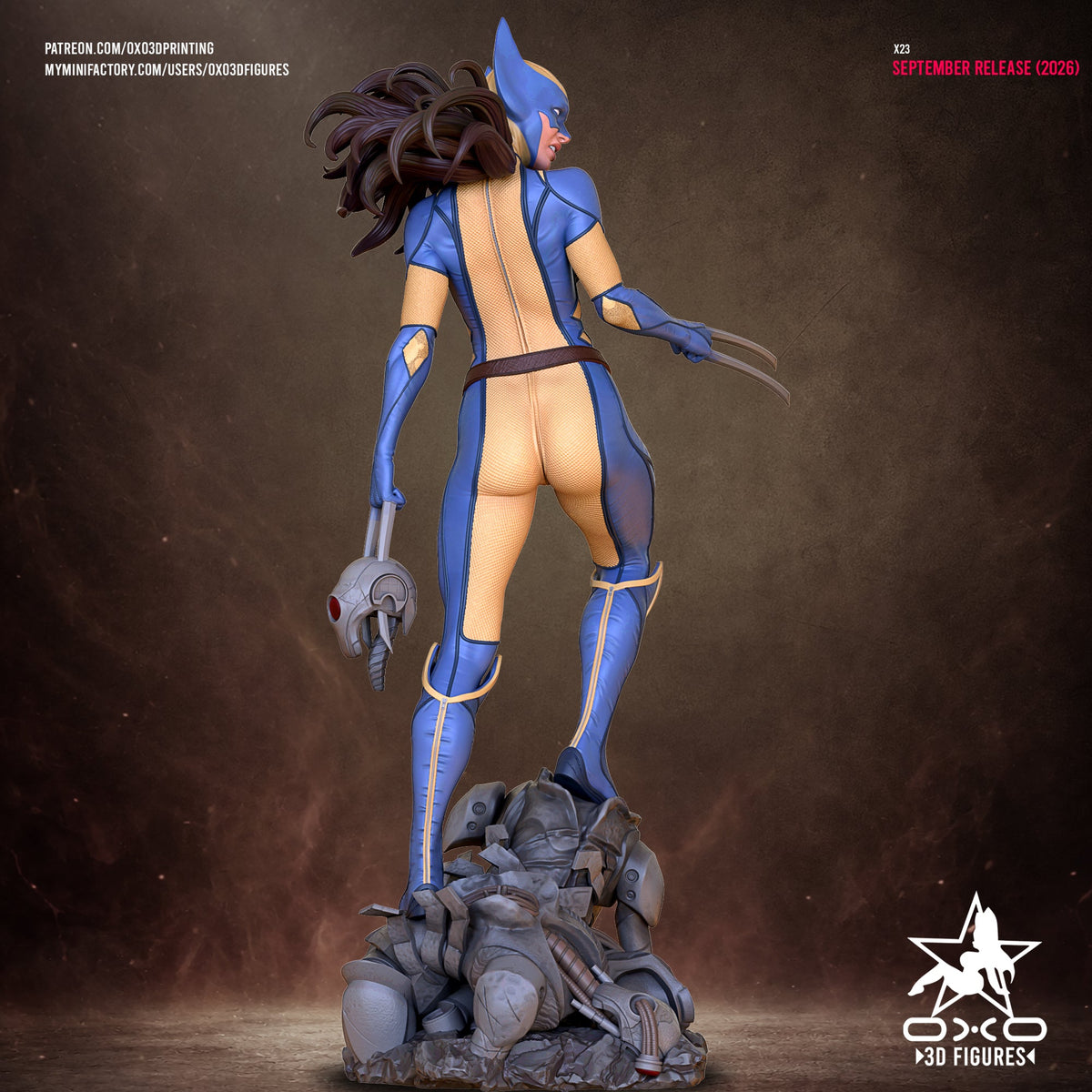 X23 Laura Kinney - OXO3D - Dark Forge Arts