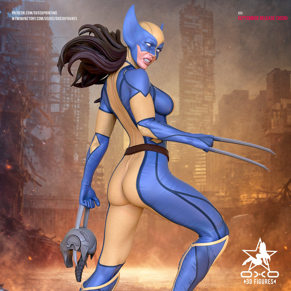 X23 Laura Kinney - OXO3D - Dark Forge Arts