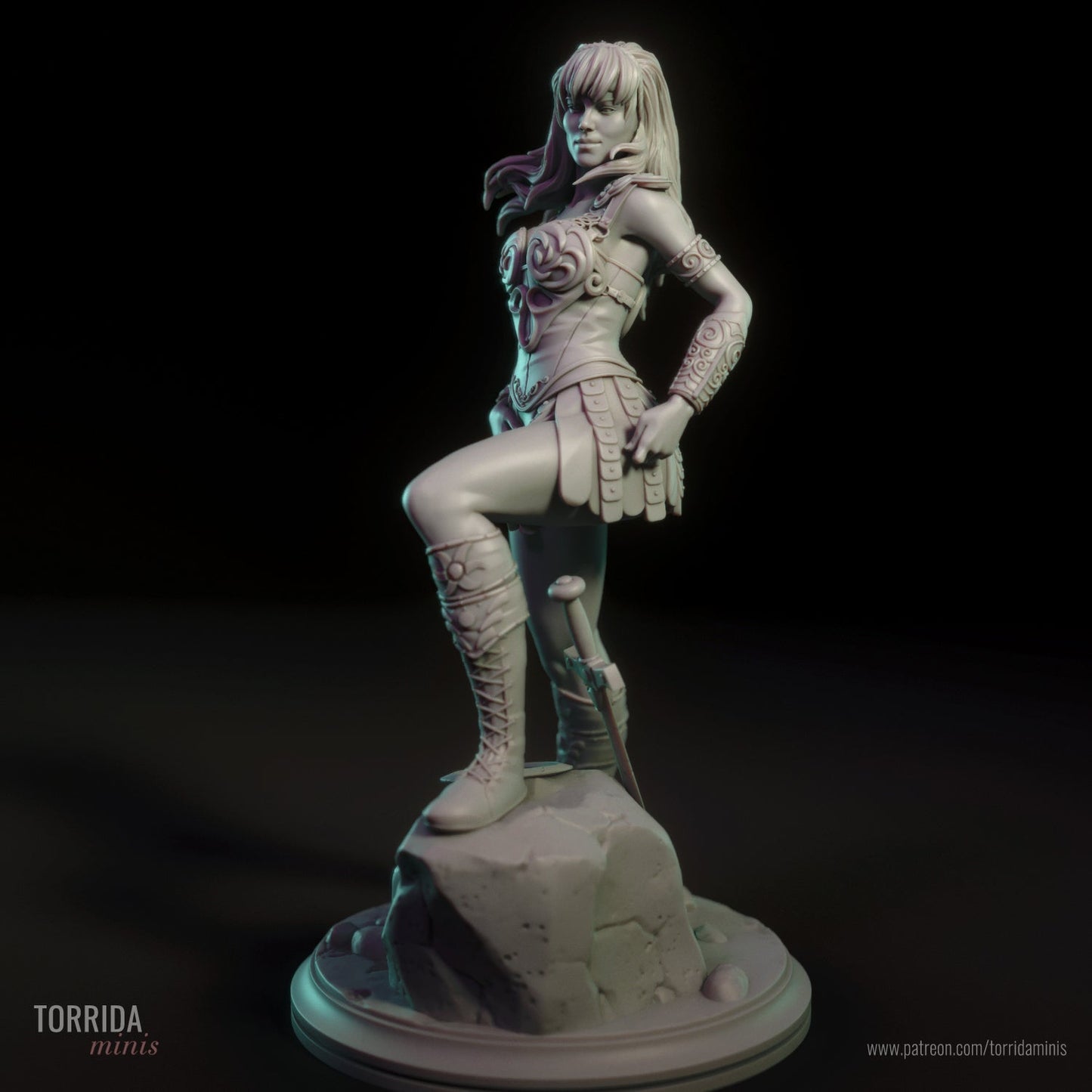 Xena - Torrida Minis - Dark Forge Arts