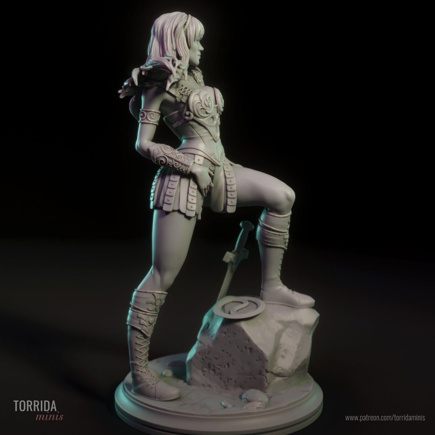 Xena - Torrida Minis - Dark Forge Arts