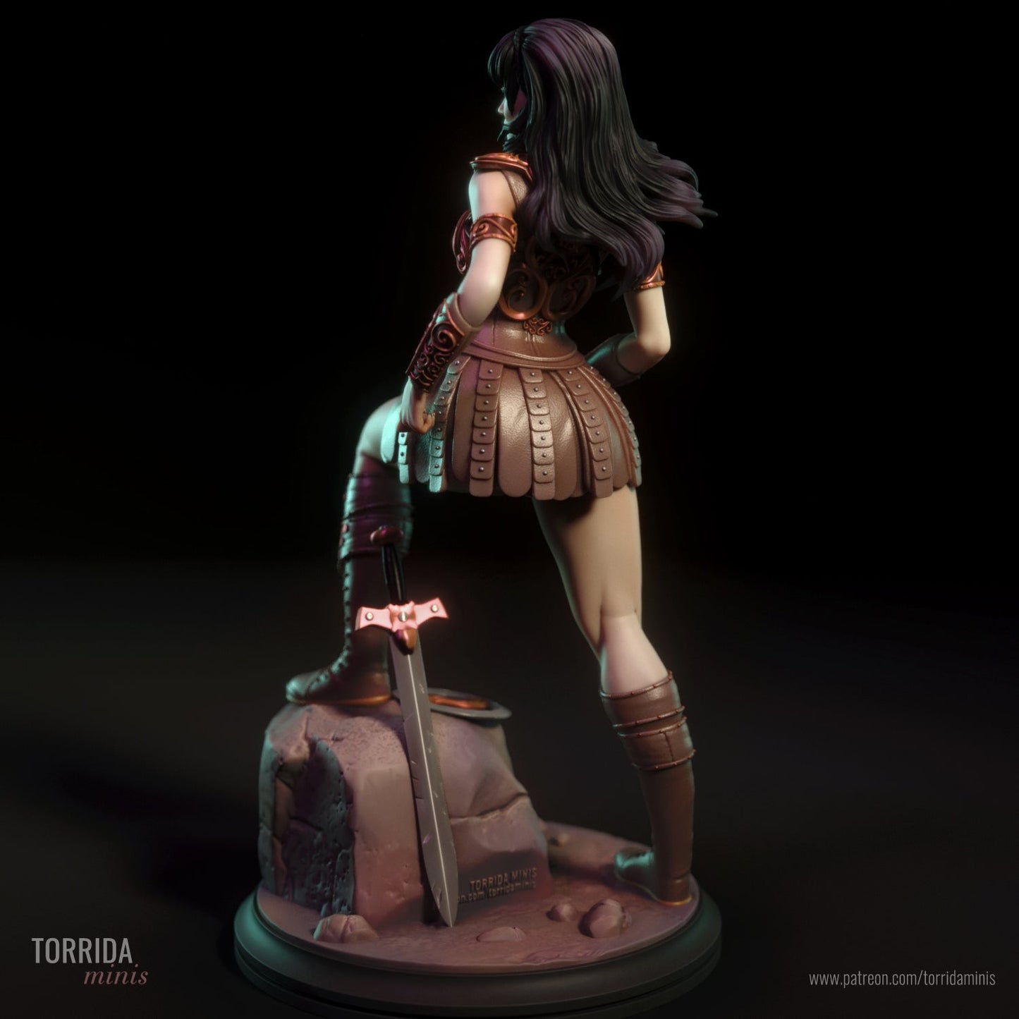 Xena - Torrida Minis - Dark Forge Arts