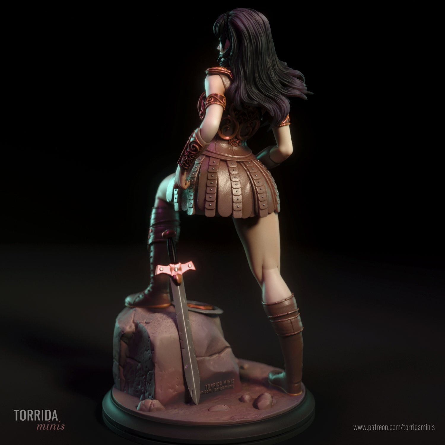 Xena - Torrida Minis - Dark Forge Arts