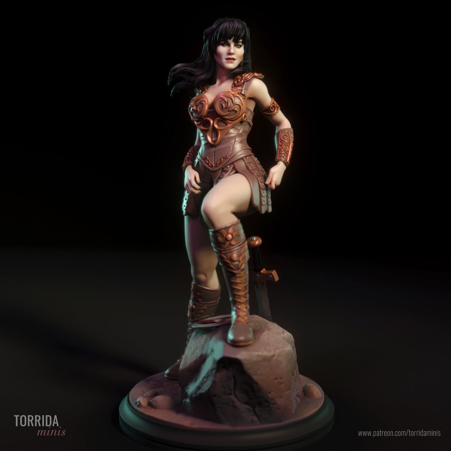 Xena - Torrida Minis - Dark Forge Arts