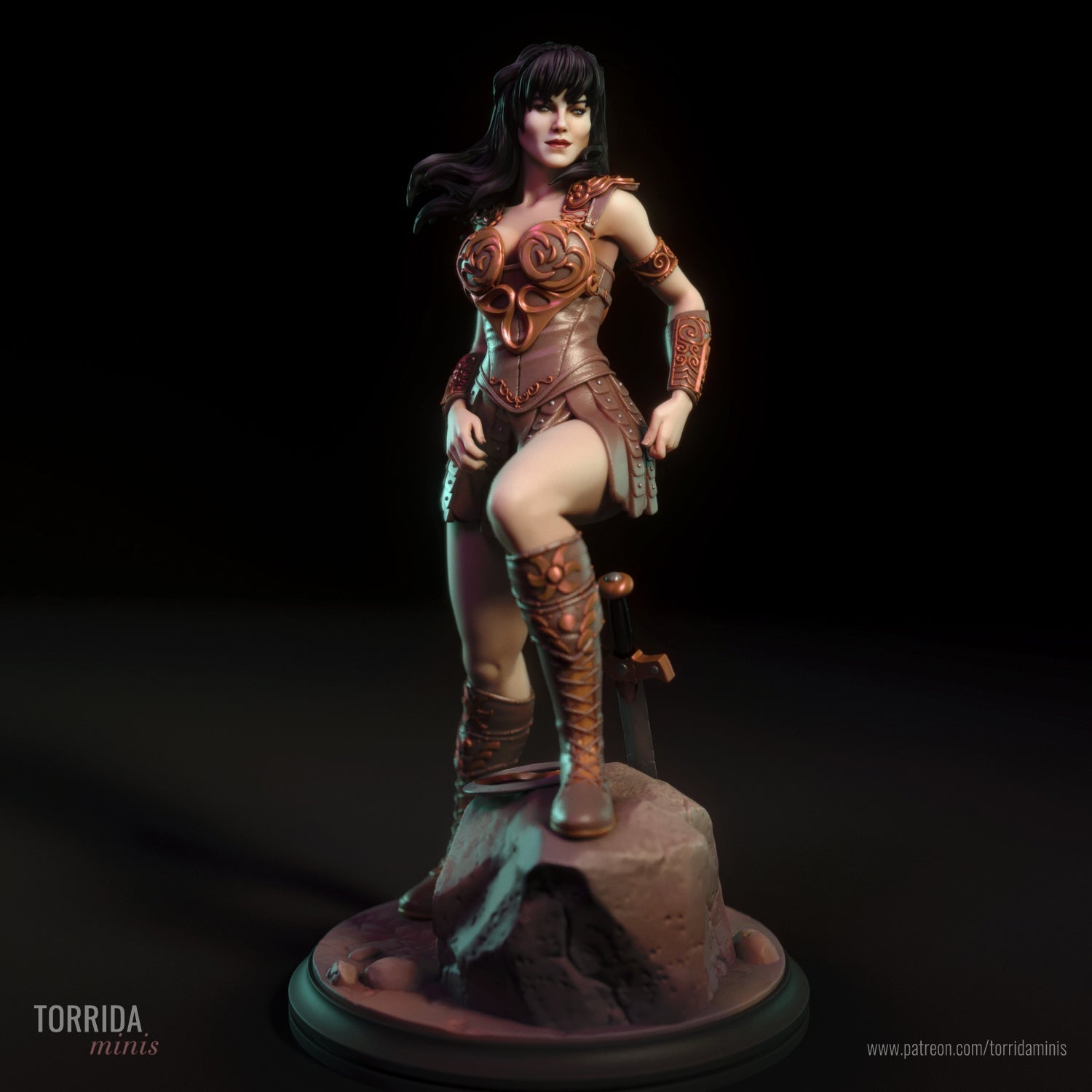 Xena - Torrida Minis - Dark Forge Arts
