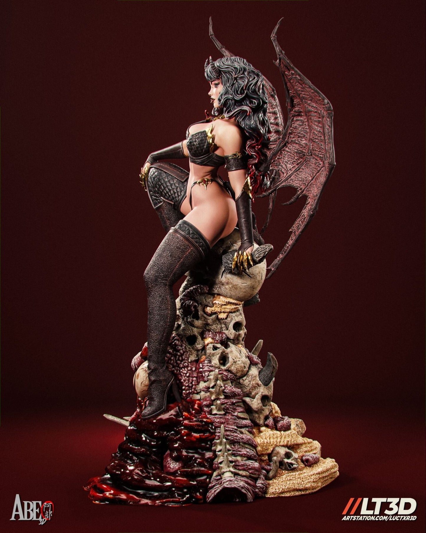 Xyrath Succubus - Abe3D - Dark Forge Arts