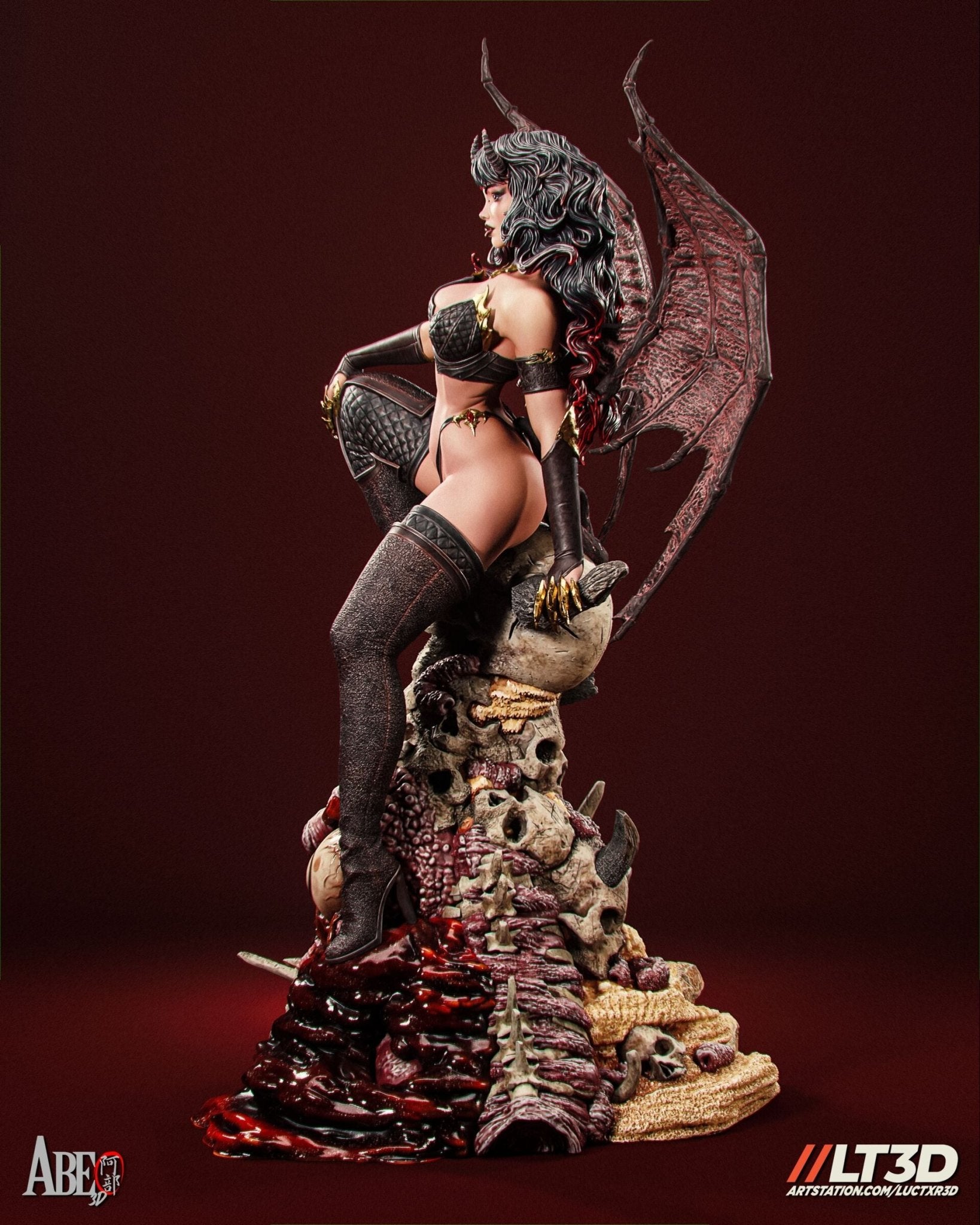 Xyrath Succubus - Abe3D - Dark Forge Arts
