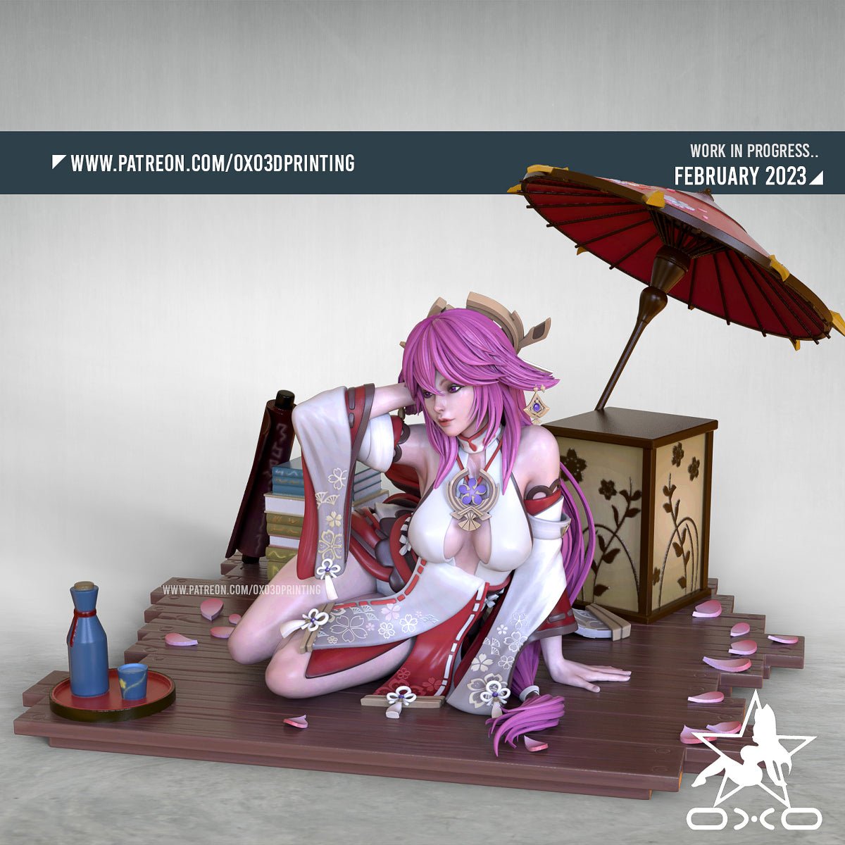 Yae Miko - OXO3D - Dark Forge Arts