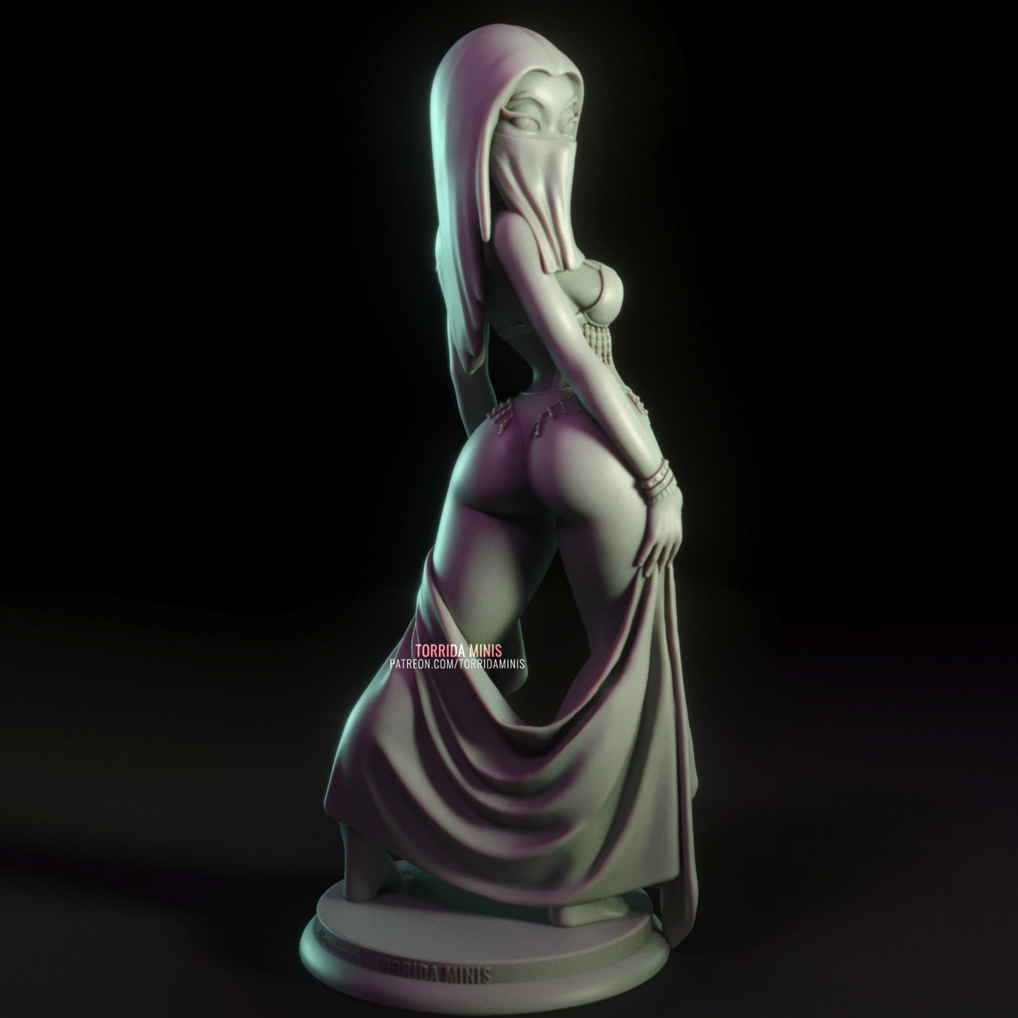 Yellow Sorceress - Torrida Minis - Dark Forge Arts