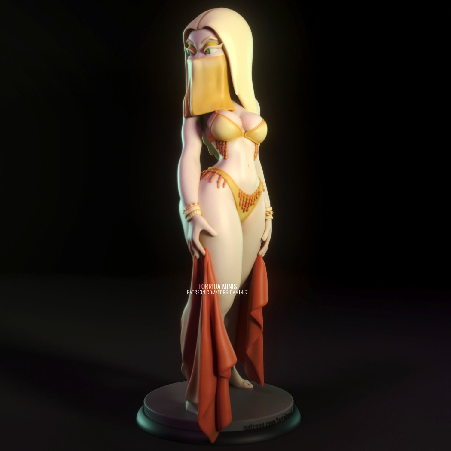Yellow Sorceress - Torrida Minis - Dark Forge Arts
