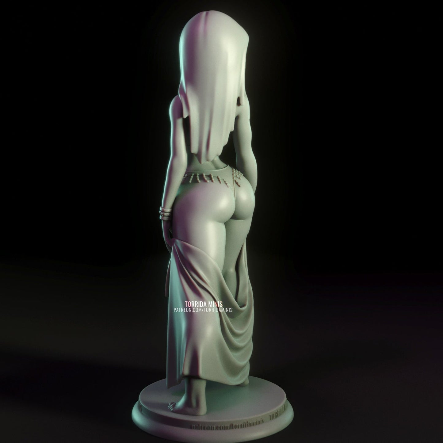 Yellow Sorceress - Torrida Minis - Dark Forge Arts