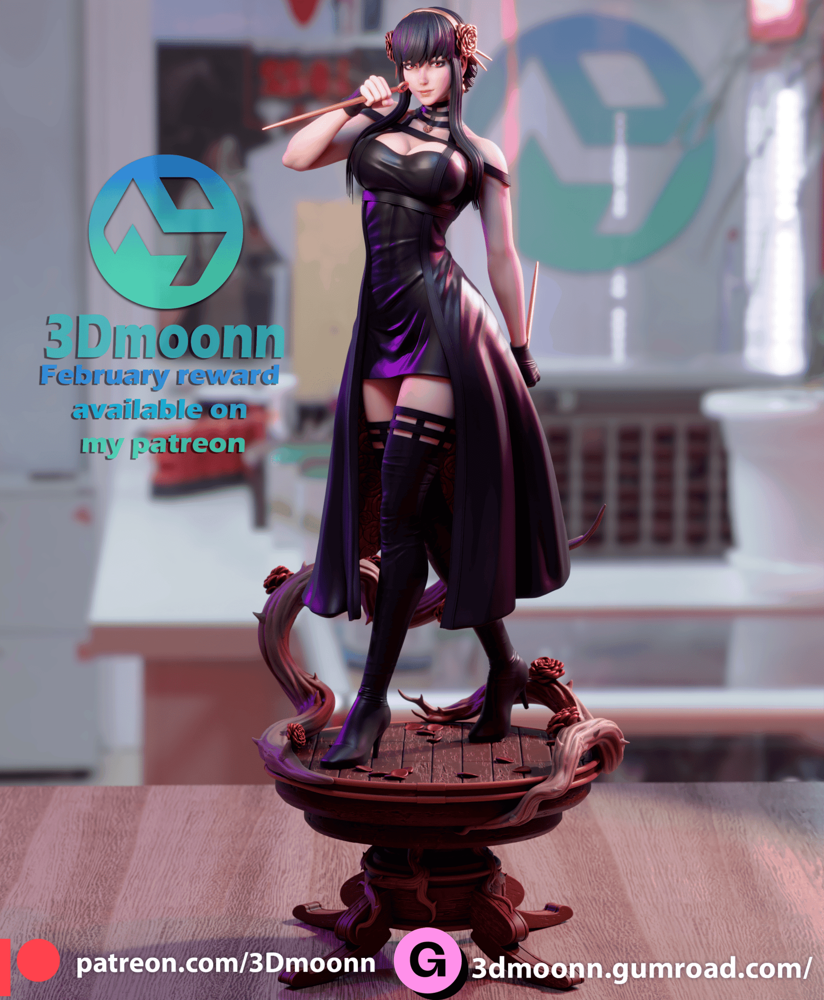 Yor Forger - 3DMoonn - Dark Forge Arts