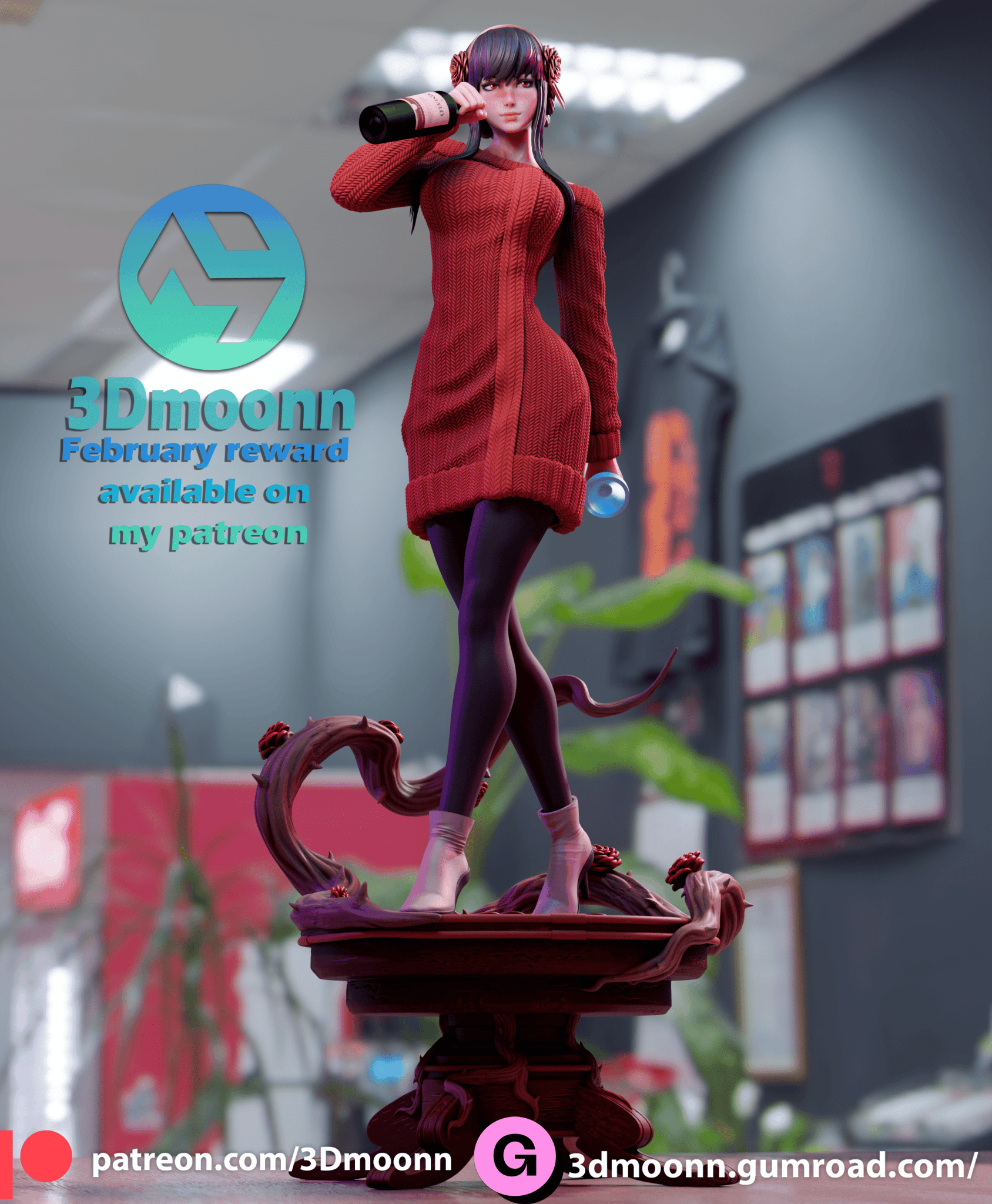 Yor Forger - 3DMoonn - Dark Forge Arts