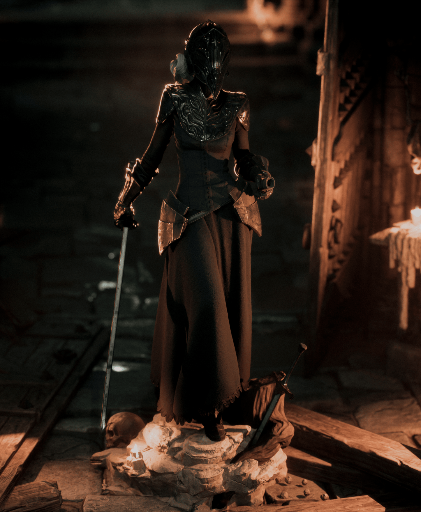 Yuria of Londor - CA 3D Studios - Dark Forge Arts