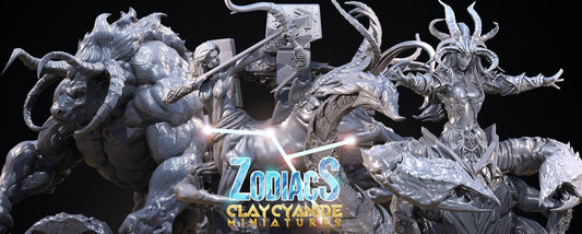 Zodiacs - ClayCyanide - Dark Forge Arts